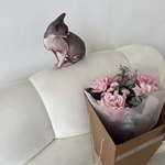 Висськась: букет с французскими розами в сиреневой гамме - Фотография 6 Висськась: букет с французскими розами в сиреневой гамме - Фотография 6