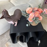 Персиковая Софи: композиция в джутовом кашпо ручной работы в персиковой гамме - Фотография 4