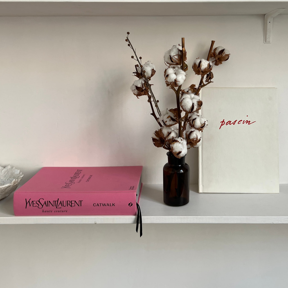 Экобокс: сухоцветы Хлопок и Лён