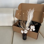 Экобокс: сухоцветы Хлопок, Амареллино, Хвоя и Мискантус в Санкт-Петербурге - Фотография 1