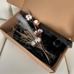 Экобокс: сухоцветы Хлопок, Амареллино, Хвоя и Мискантус в Санкт-Петербурге - Фотография 2