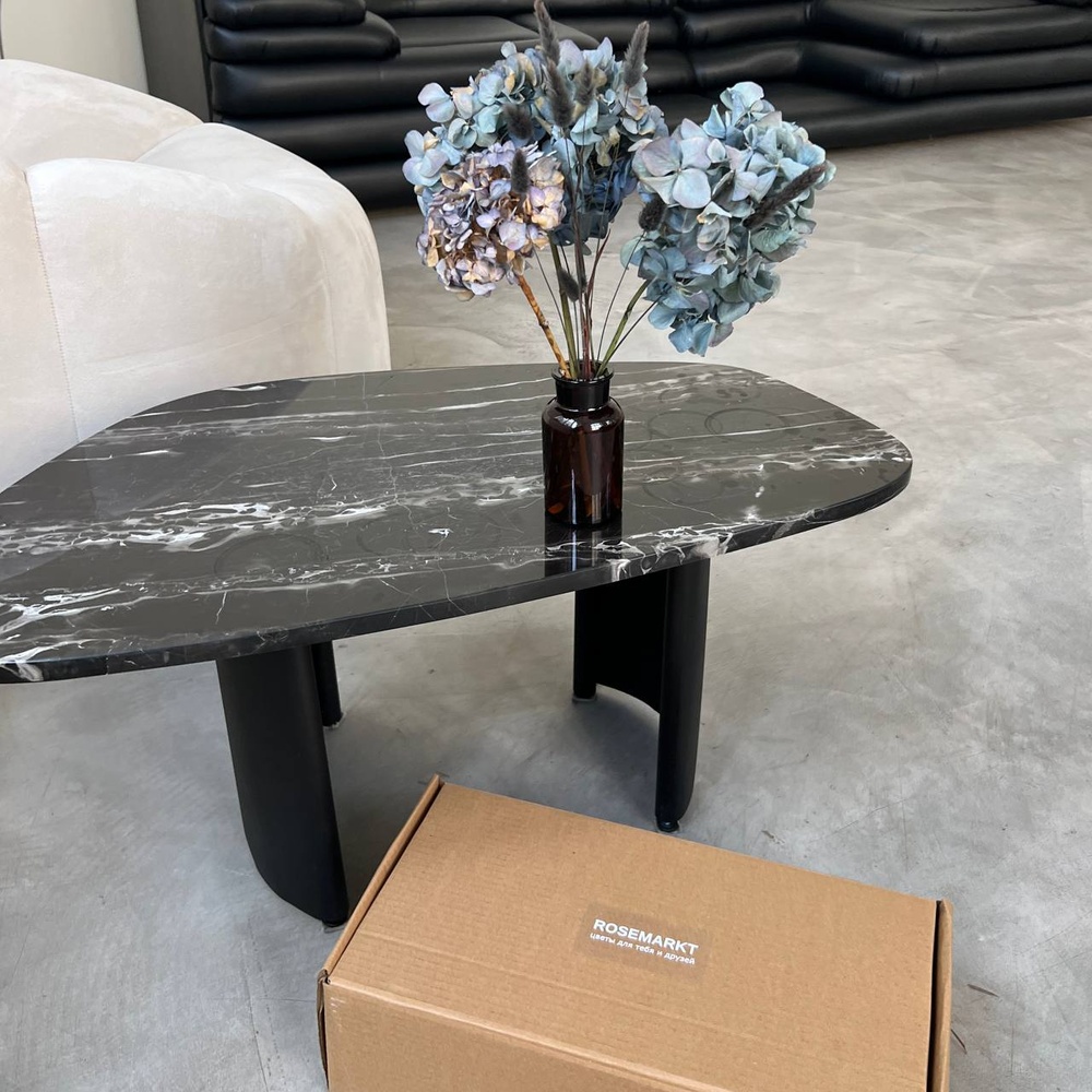 Экобокс: сухоцветы Гортензия и Лагурус