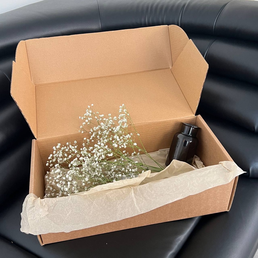 Экобокс: сухоцветы Гипсофила белая