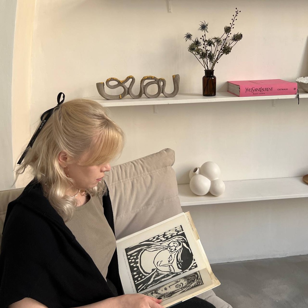 Экобокс: сухоцветы Эрингиум и Лён