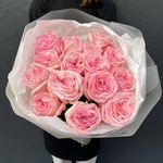 Тот самый букет из 15 пионовидных роз в Санкт-Петербурге - Фотография 3