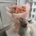 Кофейный носик: букет в кофейно-кремовых оттенках - Фотография 4