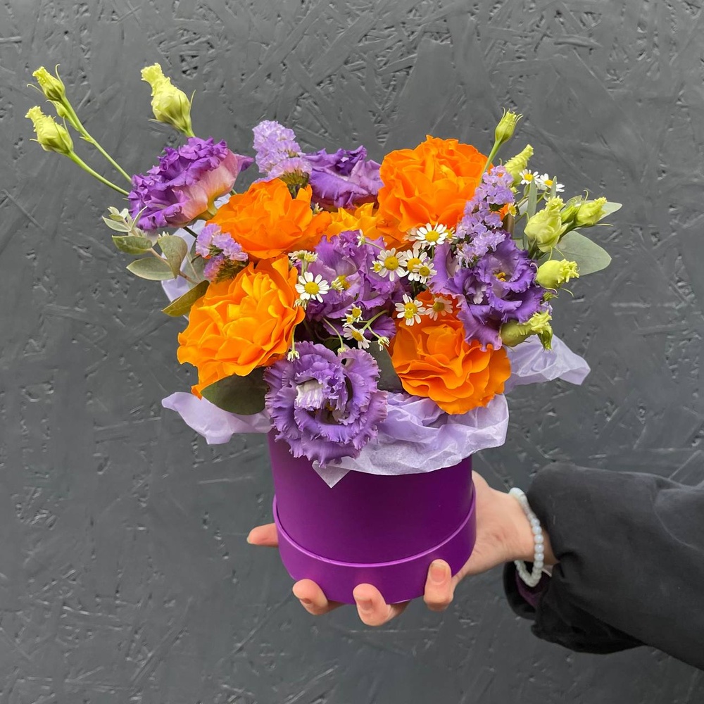 Пур-Пур: кружевные розы и лизиантус