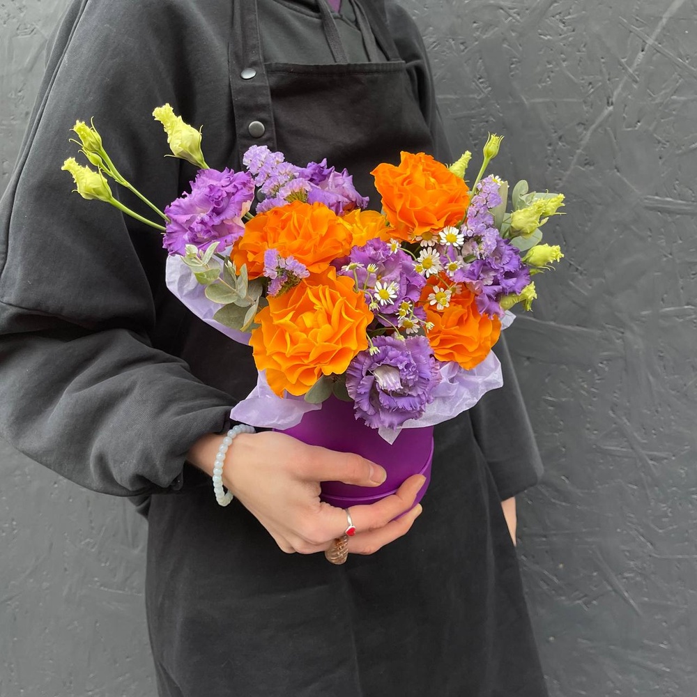 Пур-Пур: кружевные розы и лизиантус