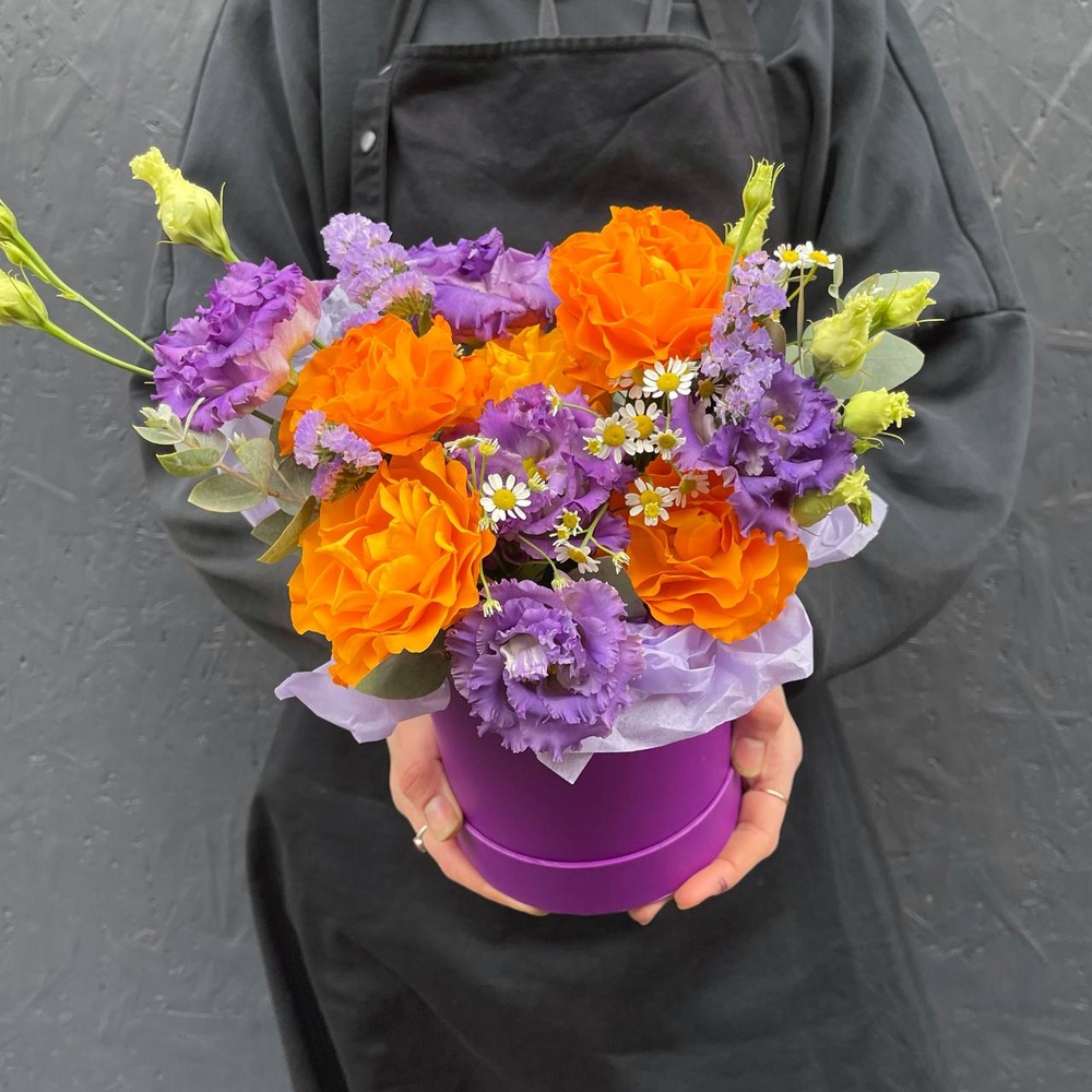 Пур-Пур: кружевные розы и лизиантус в Санкт-Петербурге