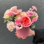 Лолли: цветочная композиция в розовой гамме в Санкт-Петербурге - Фотография 4