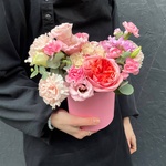 Лолли: цветочная композиция в розовой гамме - Фотография 3