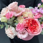 Лолли: цветочная композиция в розовой гамме - Фотография 2