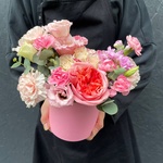 Лолли: цветочная композиция в розовой гамме - Фотография 5