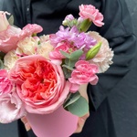 Лолли: цветочная композиция в розовой гамме - Фотография 6