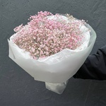 Розовый пони: 5 гипсофил в лаконичной упаковке - Фотография 4