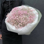 Розовый пони: 5 гипсофил в лаконичной упаковке - Фотография 6