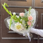 Яблочный шорли: авторский букет в нежной гамме - Фотография 1 Яблочный шорли: авторский букет в нежной гамме - Фотография 1