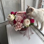 Сэйлор мур: трио роз в корзине с ярким ароматом - Фотография 7