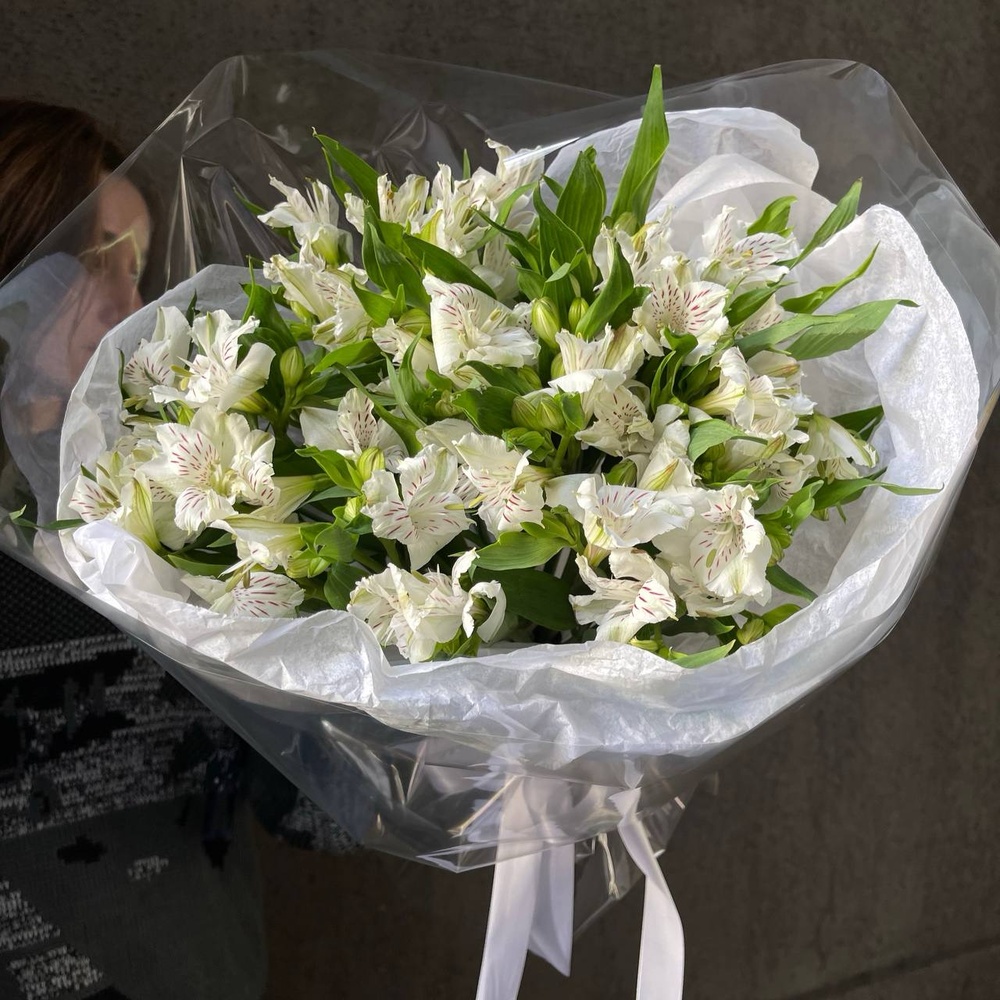 Пюр вайт: 11 белоснежных альстромерий