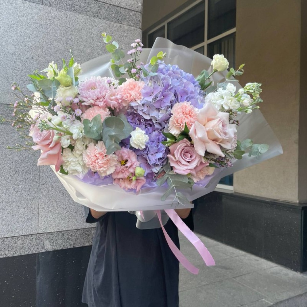 Сиреневый туман: авторский букет в сиреневой гамме