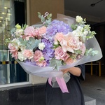 Сиреневый туман: авторский букет в сиреневой гамме - Фотография 5