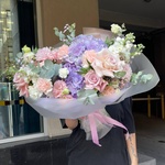 Сиреневый туман: авторский букет в сиреневой гамме - Фотография 1