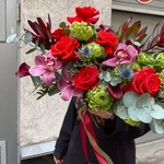 Гранатовый Джо: авторский букет в яркой гамме - Фотография 2