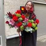 Гранатовый Джо: авторский букет в яркой гамме - Фотография 5