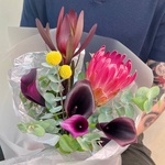 О, Боже, какой мужчина: экзотическая протея, каллы и леукадедрон с доставкой в Санкт-Петербурге - Фотография 2