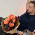 Я твой номер один: роза сорта Кахала и эрингиум с доставкой в Санкт- Петербурге - Фотография 3