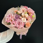 Черничный мусс: авторский букет в нежной гамме в Санкт-Петербурге  - Фотография 6