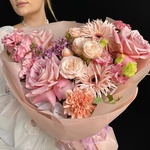 Черничный мусс: авторский букет в нежной гамме в Санкт-Петербурге  - Фотография 2