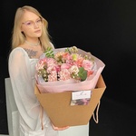 Цветы, которые распускаются по ночам: авторский букет в нежной гамме в Санкт-Петербурге - Фотография 3