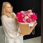 Букет любви: авторский букет в розовой гамме в Санкт-Петербурге - Фотография 13