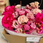 Букет любви: авторский букет в розовой гамме в Санкт-Петербурге - Фотография 5