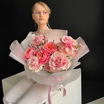 Свет моих очей: авторский букет с французскими розами  в Санкт-Петербурге - Фотография 4