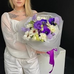 В ее глазах: авторский букет с синими анемонами в Санкт-Петербурге - Фотография 10