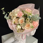 Постучись в мою дверь: авторский букет в нежной гамме в Санкт-Петербурге - Фотография 3