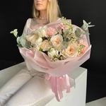 Постучись в мою дверь: авторский букет в нежной гамме в Санкт-Петербурге - Фотография 5