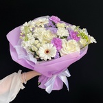 Подари мне весну: авторский букет в нежной гамме в Санкт-Петербурге - Фотография 10