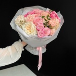 Больше, чем любовь: авторский букет в нежной гамме в Санкт-Петербурге - Фотография 4