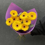 Солнечный луч: цветочный кулек с желтыми гермини в Санкт-Петербурге - Фотография 6