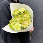 Грэнни Смит: пионовидные розы и диантусы в Санкт-Петербруге - Фотография 5