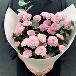 Блуберри: цветочный кулек с кустовыми сантини в Санкт-Петербурге - Фотография 4