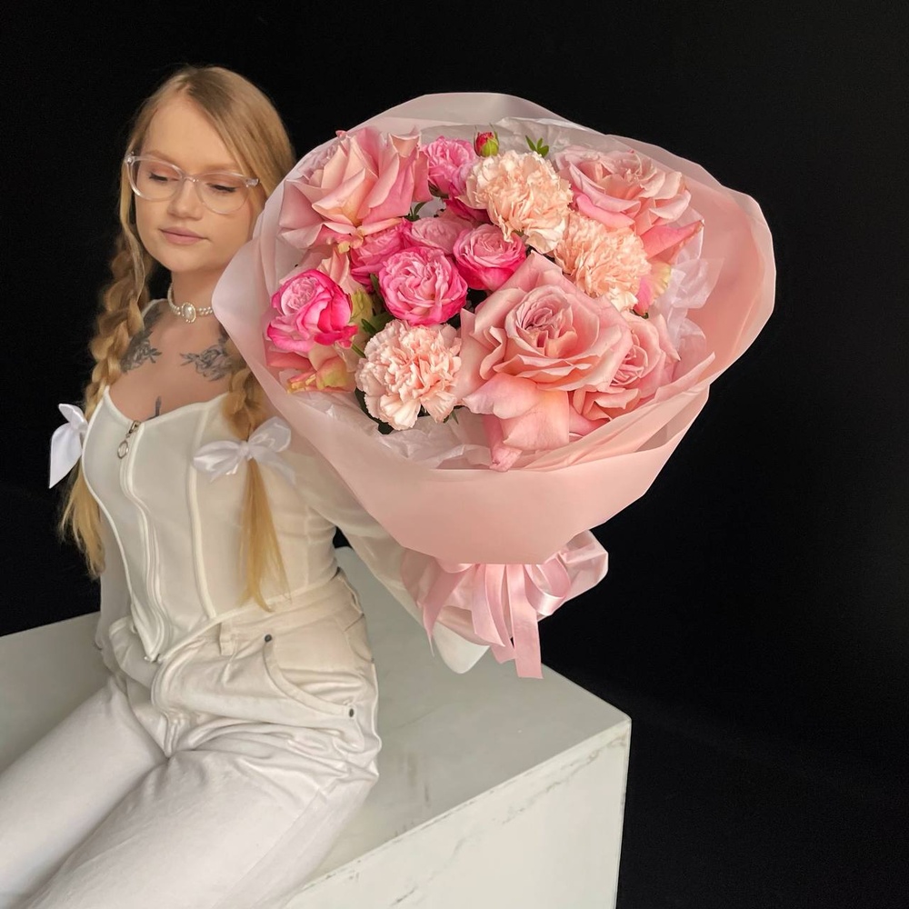 Сладкий ноябрь: авторский букет в нежной гамме