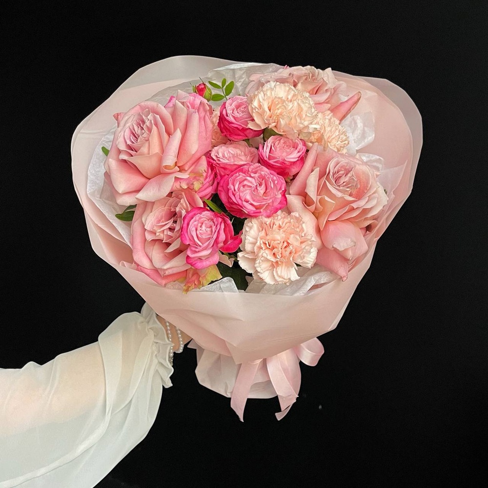 Сладкий ноябрь: авторский букет в нежной гамме