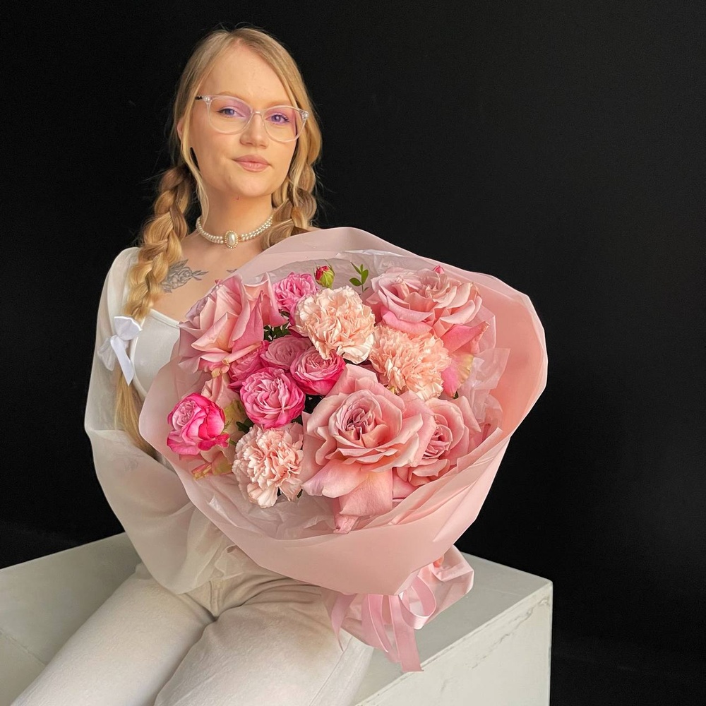 Сладкий ноябрь: авторский букет в нежной гамме