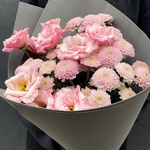 Пинк Сюр: стойкие хризантемы и лизиантус в Санкт-Петербурге - Фотография 5