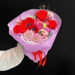 Анатомия любви: авторский букет в яркой гамме в Санкт-Петербурге - Фотография 2