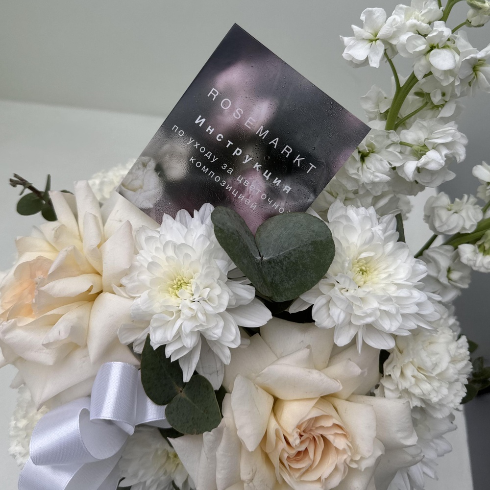 «Человек-Википедия» композиция в шляпной коробке с доставкой в офис